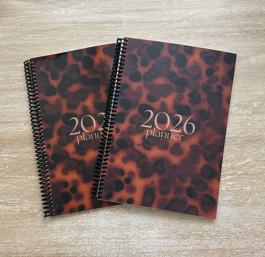 2026 Lifestyle Planner Ember Tortoise
