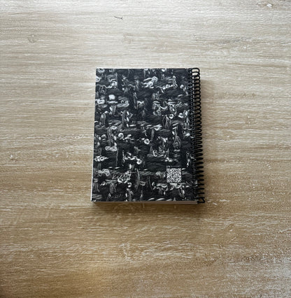 Grey Tweed Notebook