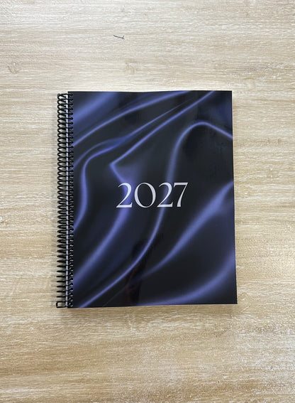 2027 Navy Silk Lifestyle Planner
