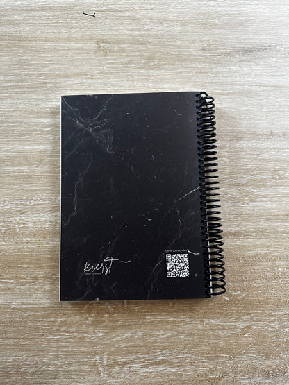 Black Marble Notebook
