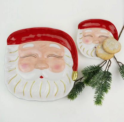 Red Santa Platter