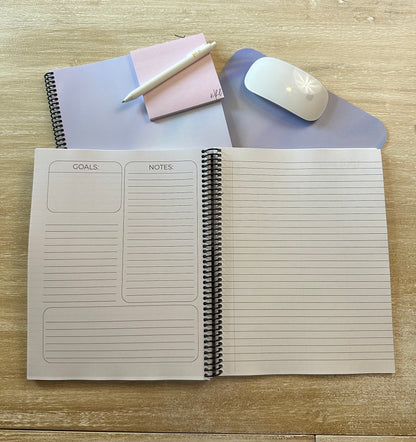 2026 - 2027 Lilac Marble Mid Year Lifestyle Planner