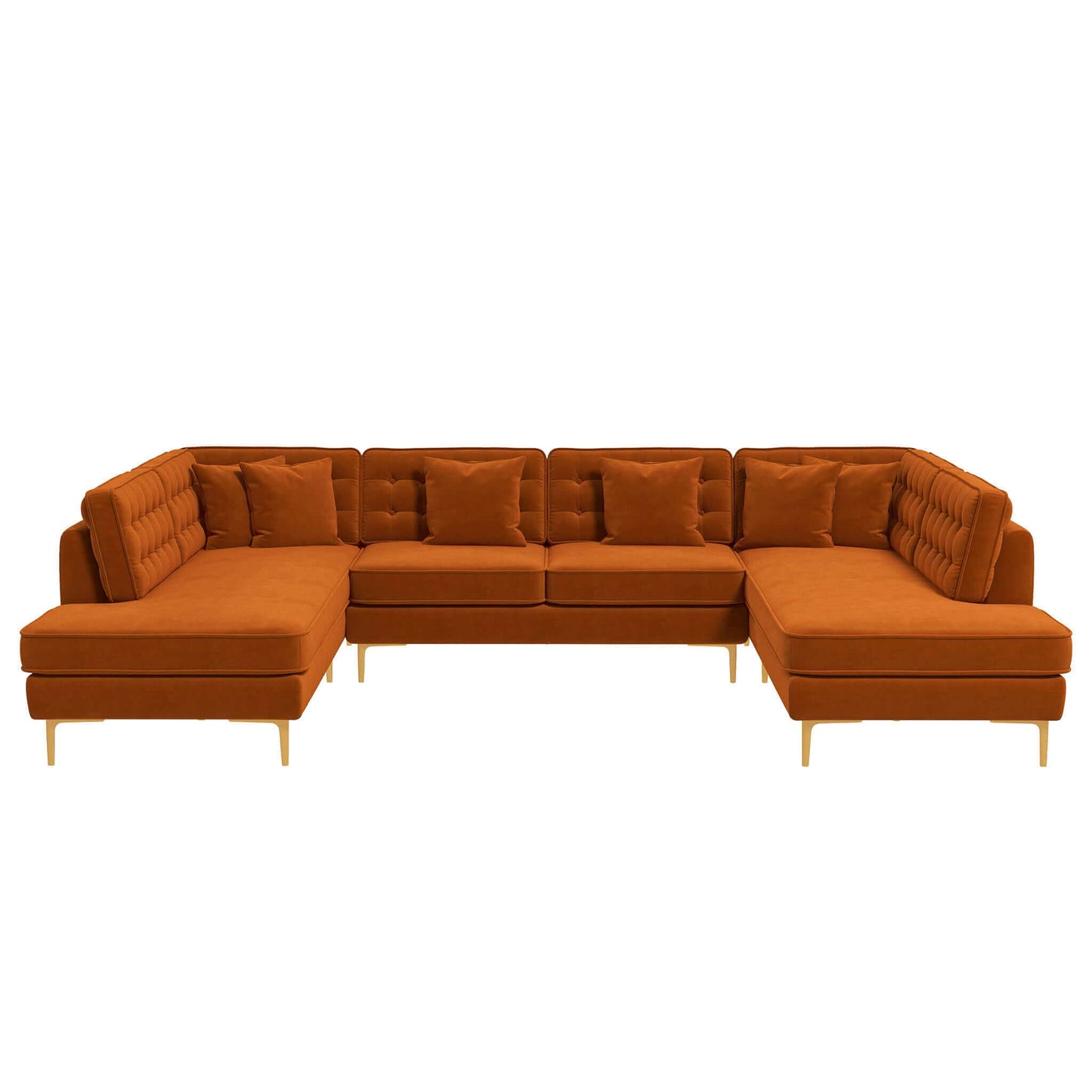 Brooke Velvet U Shape Sectional