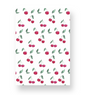 Cherry Stems on White Notebook