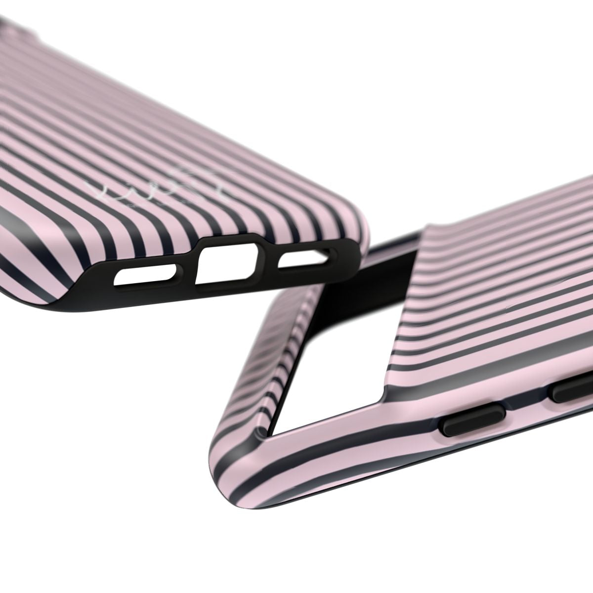 Signature Pink + Signature Storm Stripe Google Pixel Phone Case