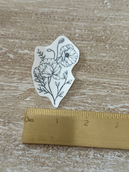 Medium Botanical Fine Line Temporary Tattoos