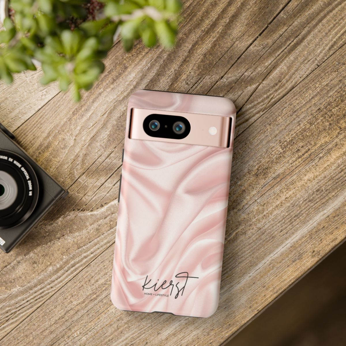 Pink Silk Print Google Pixel Phone Case