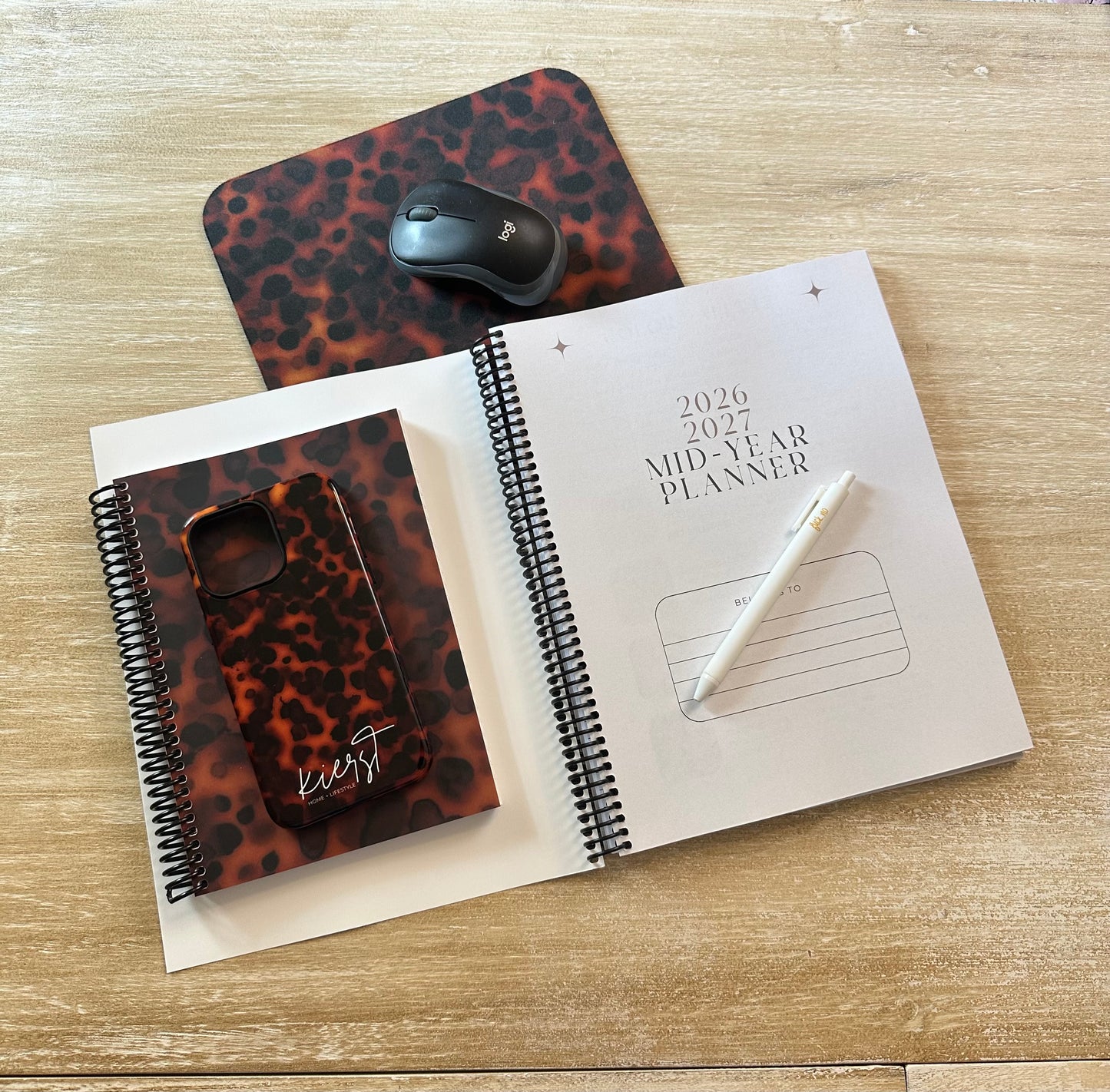 2026 - 2027 Ember Tortoise Mid Year Lifestyle Planner