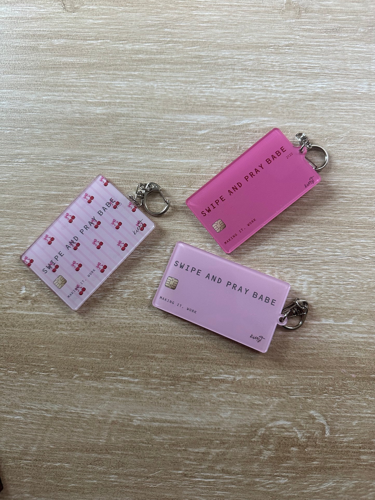Swipe + Pray Keychain