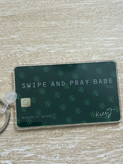 Swipe + Pray Keychain