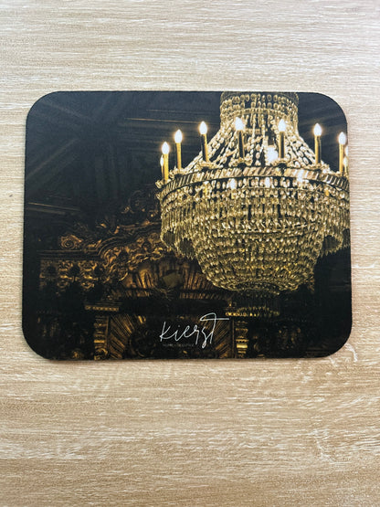 Baroque Chandelier Mouse Pad