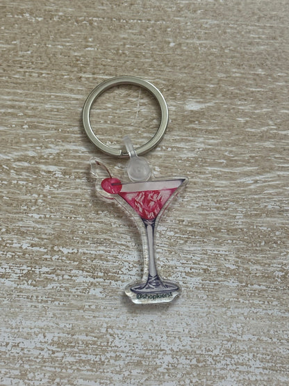 Cherry & Cosmo Acrylic Mini Ornament+ Keychain