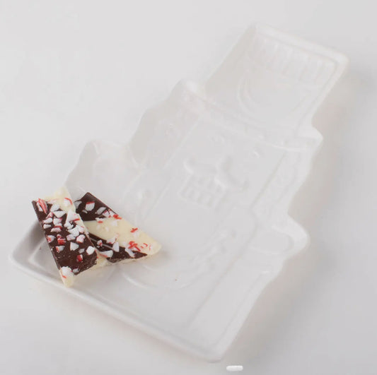 Monochrome Nutcracker Dessert Plate