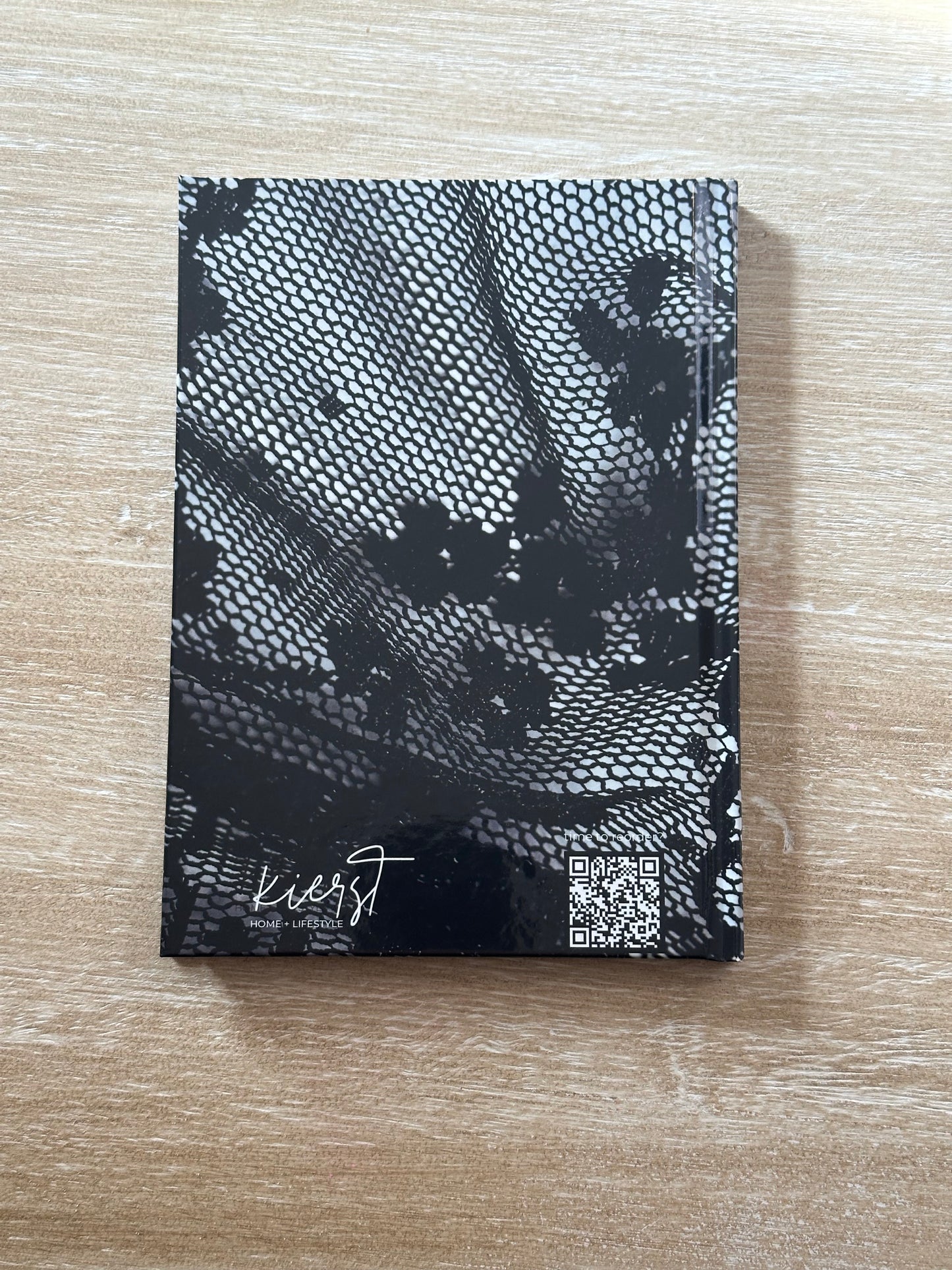 Black and White Lace Journal