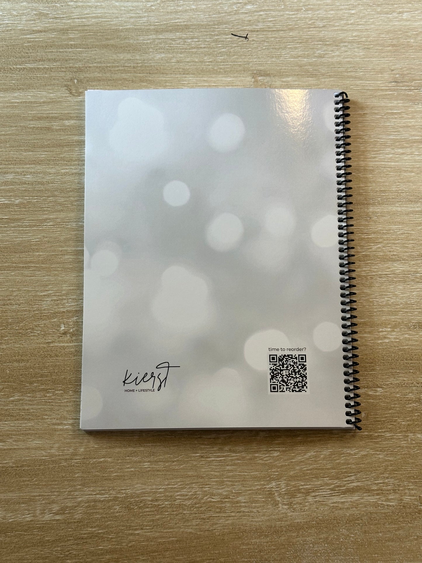 White Sparkle Notebook
