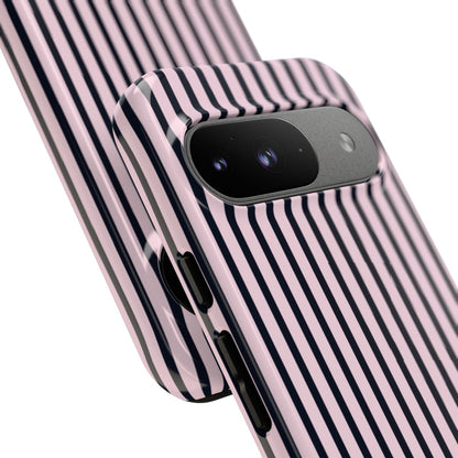 Signature Pink + Signature Storm Stripe Google Pixel Phone Case