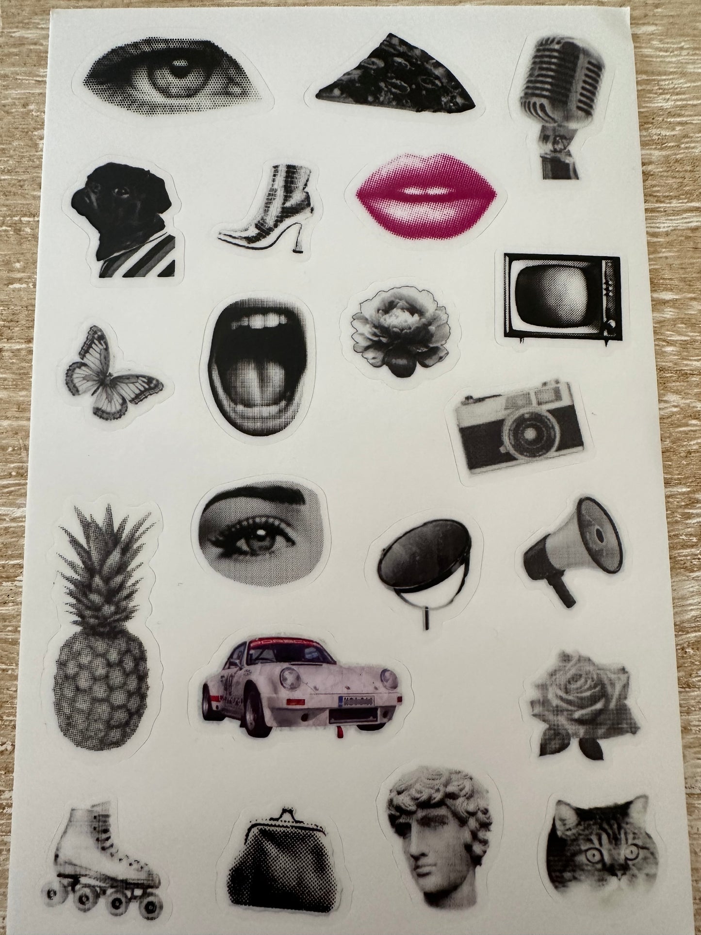 Vintage Inspired Sticker Sheet