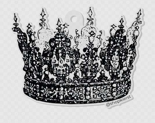 Black Crown Ornament + Keychain