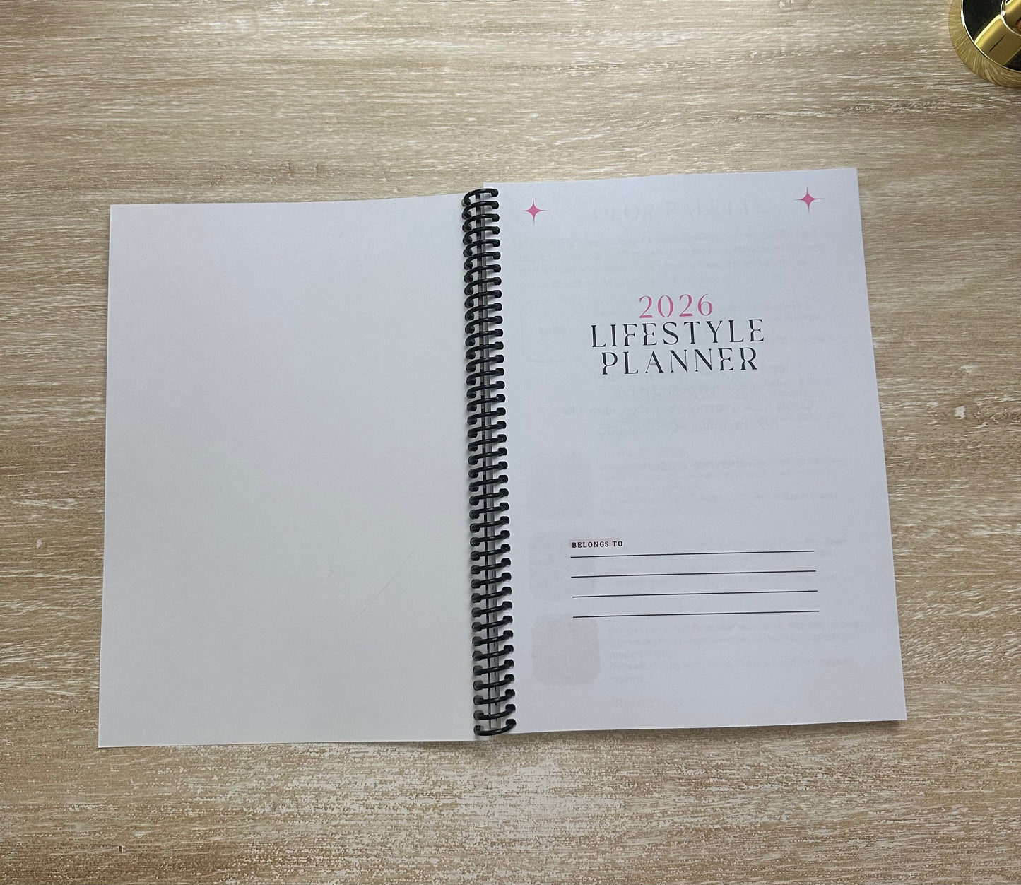 2026 Lifestyle Planner Pearl Essence