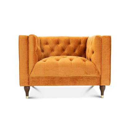 Evelyn Velvet Lounge Chair