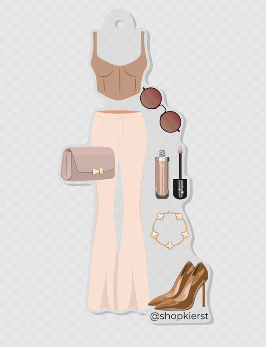 Elevated OOTD Ornament + Keychain