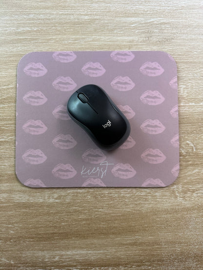 Pillow Talk-Inspired Lip Print Mouse Pad