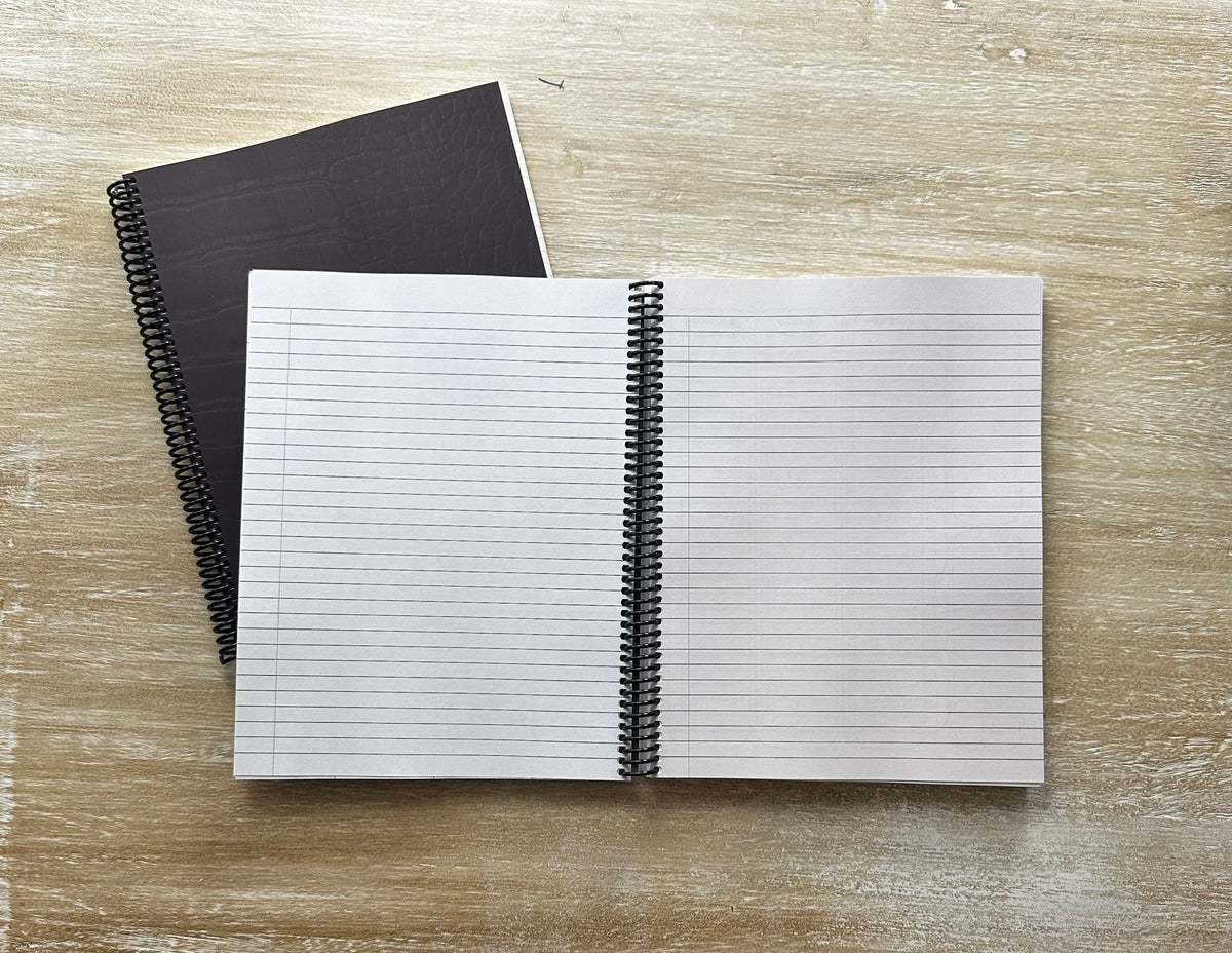 2027 Signature Velvet Noir Crocodile Lifestyle Planner