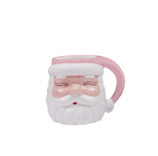 Pink Santa Mug