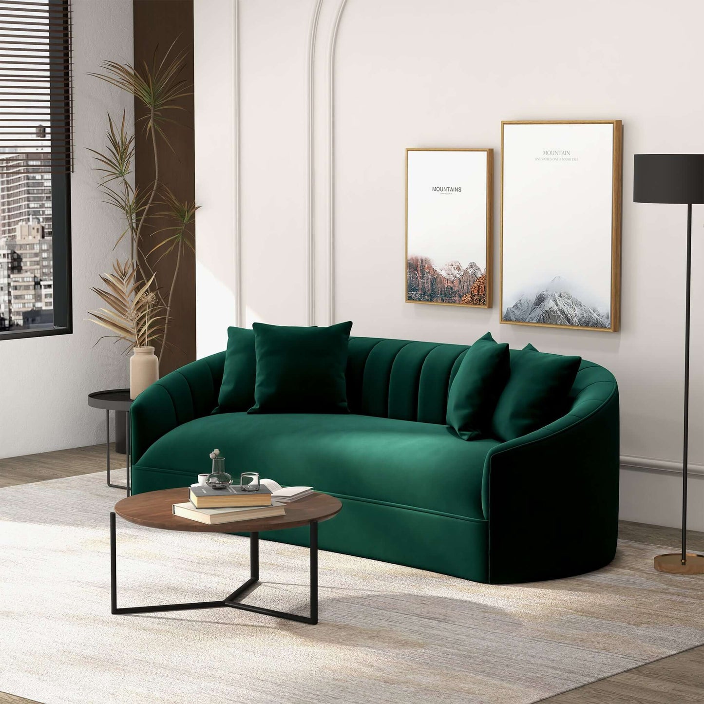 Kante Velvet Sofa