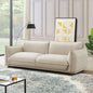 Emma Mid Century Modern Luxury Leather Sofa