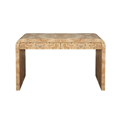 Petra Desk in Burl Wood