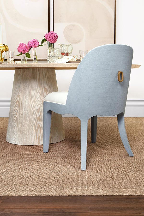 Jefferson Oval Dining Table in Light Cerused Oak