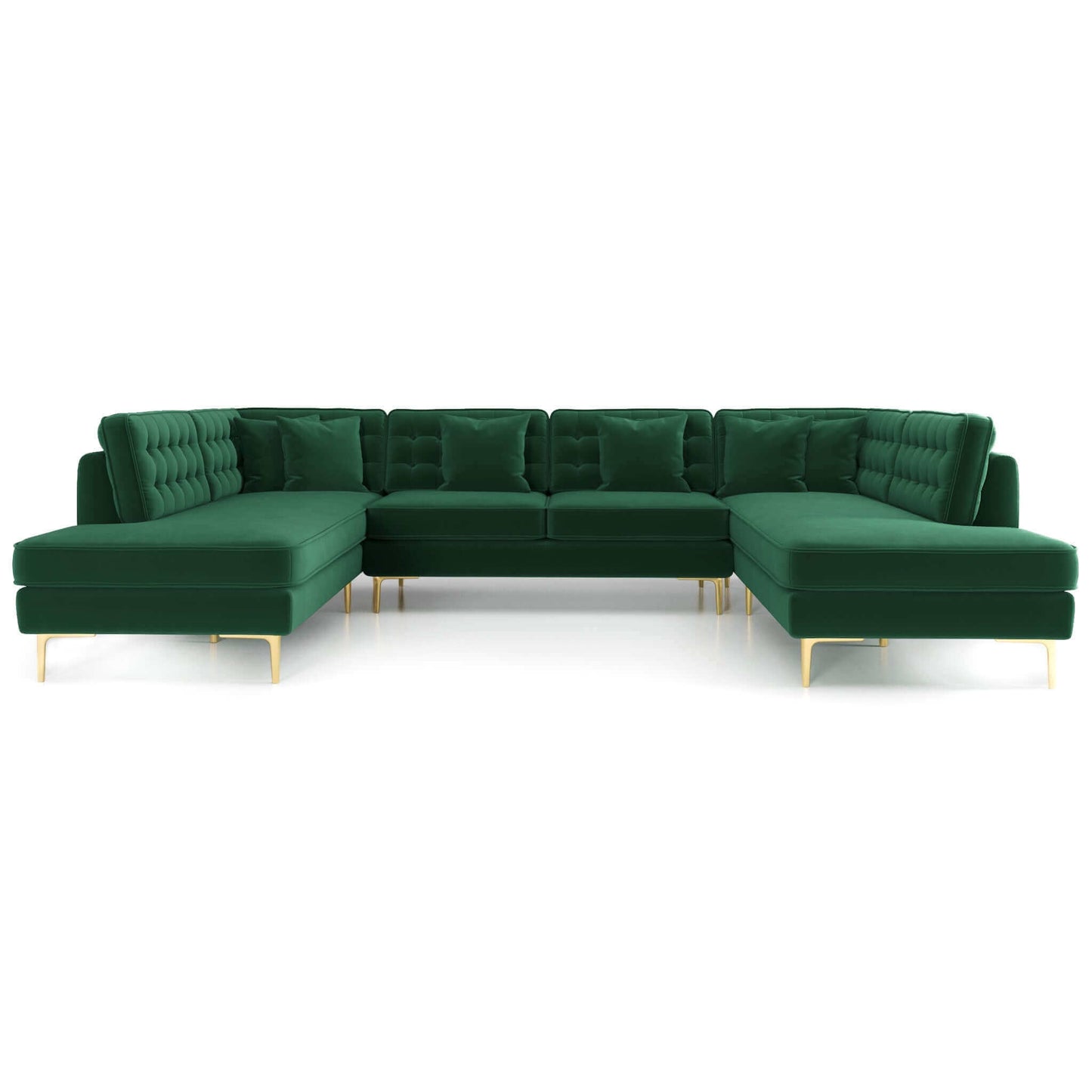 Brooke Velvet U Shape Sectional