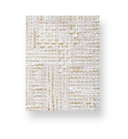 Cream + Gold Tweed Print Notebook