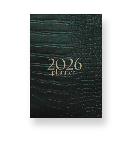 25-26 Academic Planner Emerald Crocodile