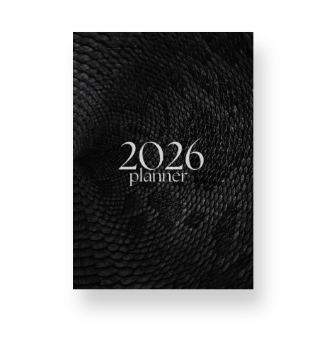 2026 Lifestyle Planner - Grey Snake