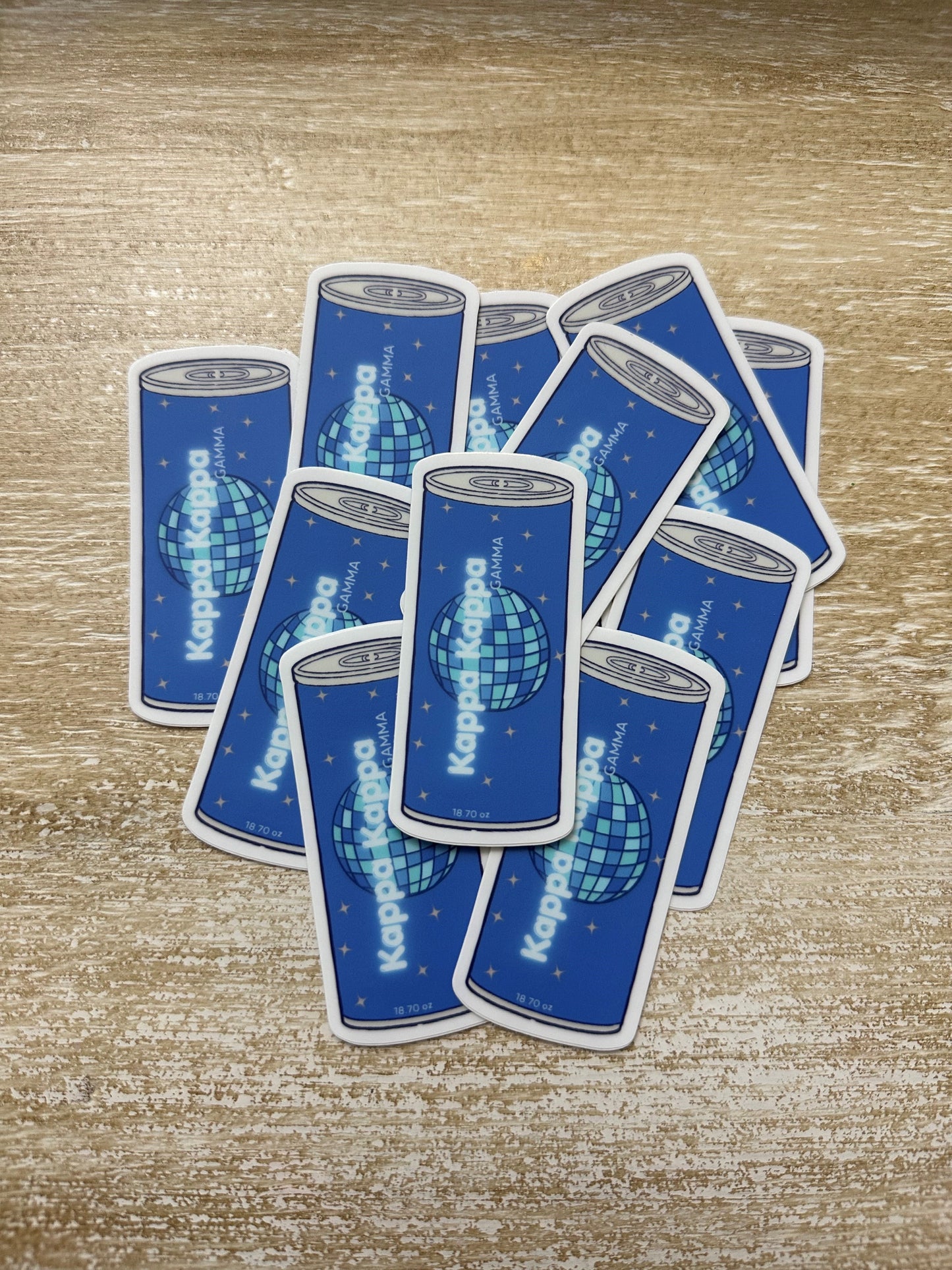 Kappa Kappa Gamma Energy Drink Sticker