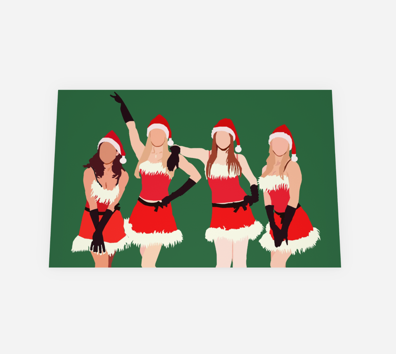 Mean Girls Christmas Card – Green Edition