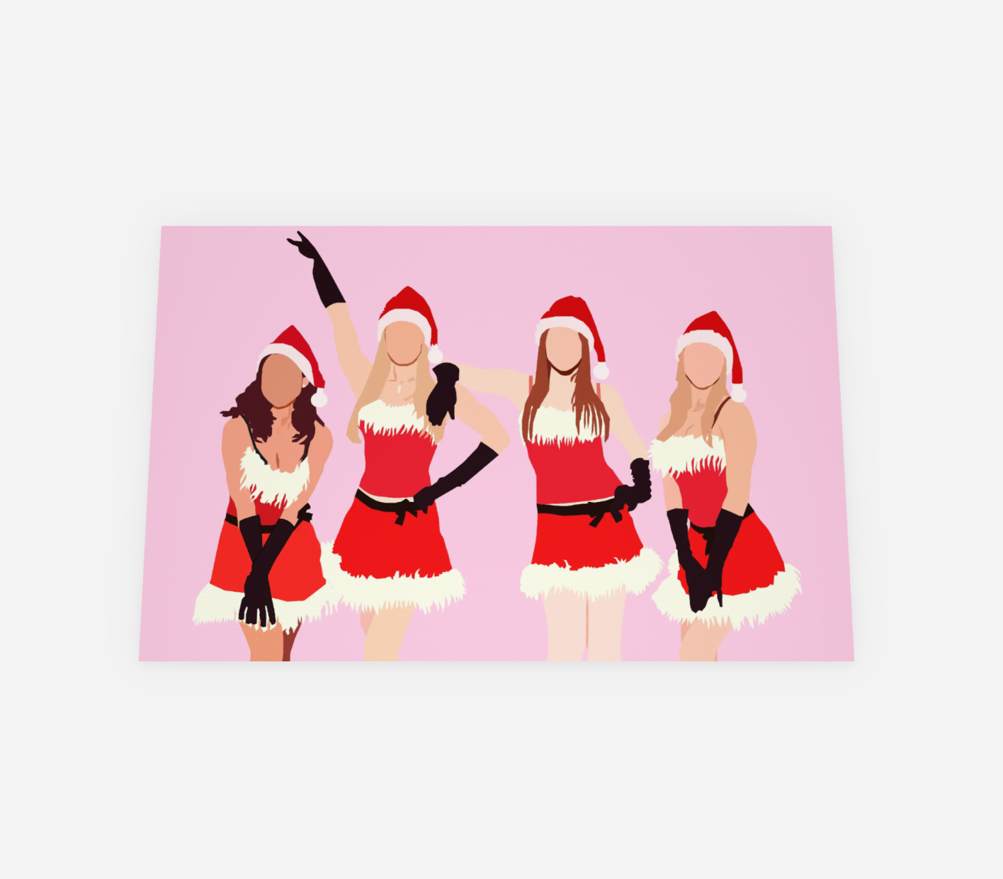 Mean Girls Christmas Card – Pink Edition