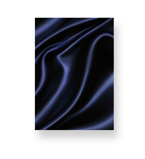 Navy Silk Print Notebook