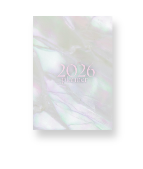 2026 Lifestyle Planner Pearl Essence