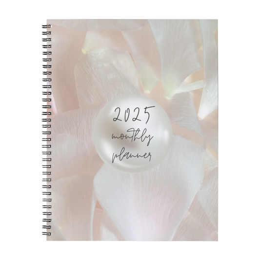 2025 Petals and Pearls Monthly Planner