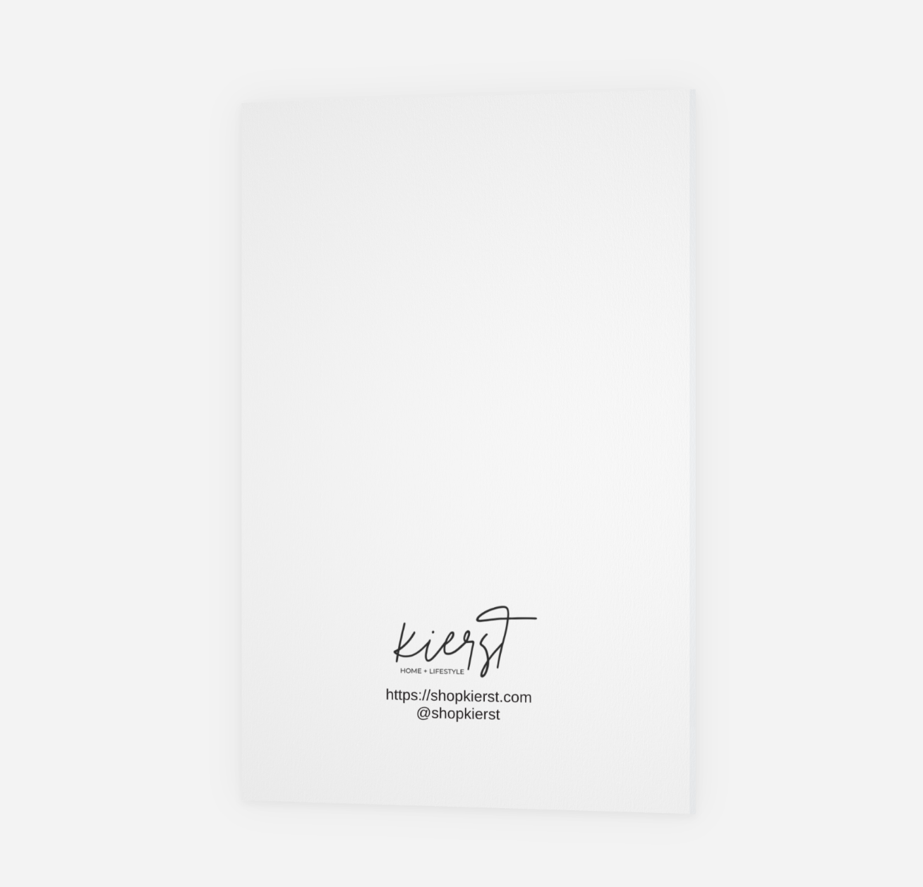 White Christmas Christmas Card