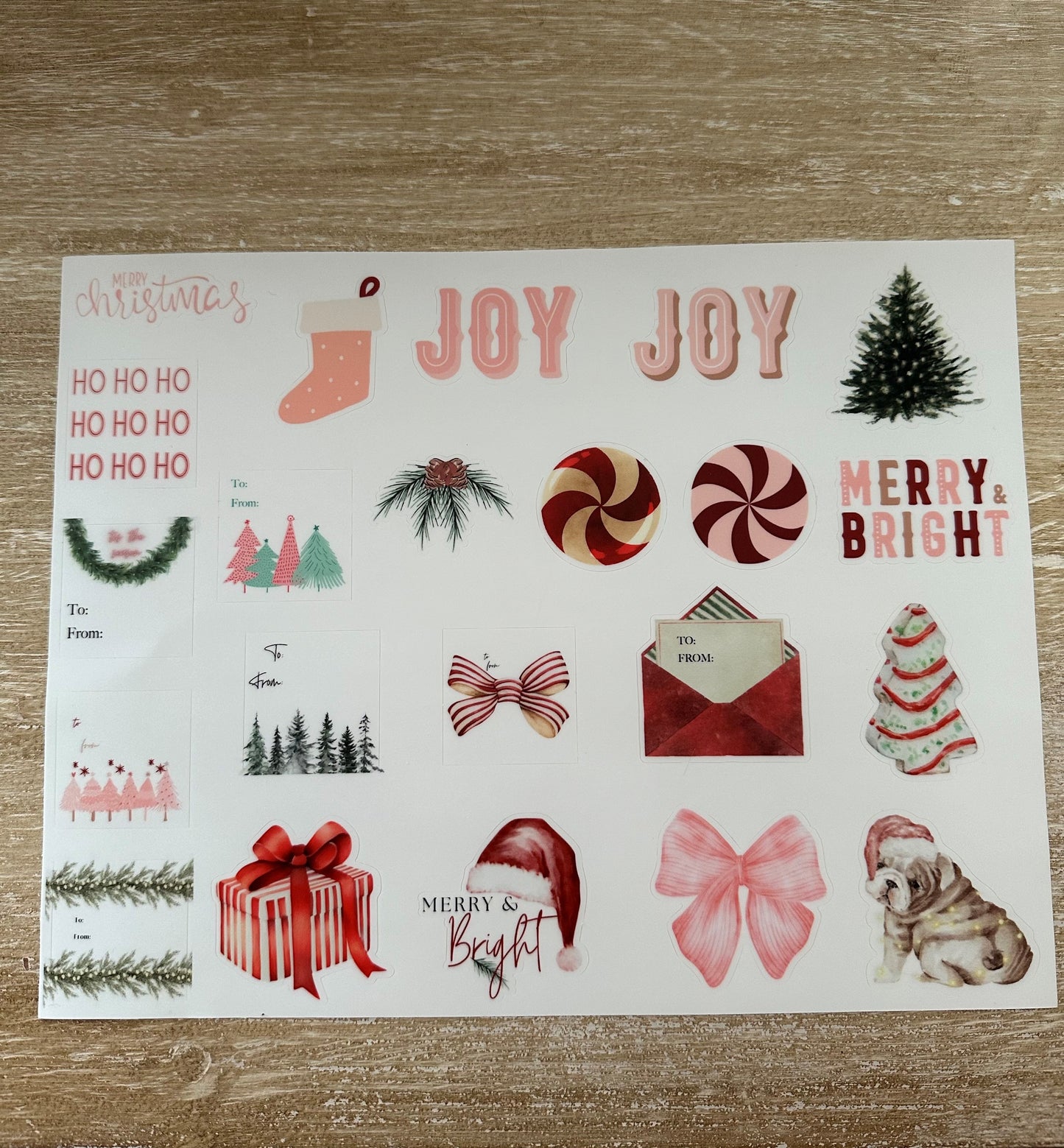 Christmas Peel & Stick Gift Tags