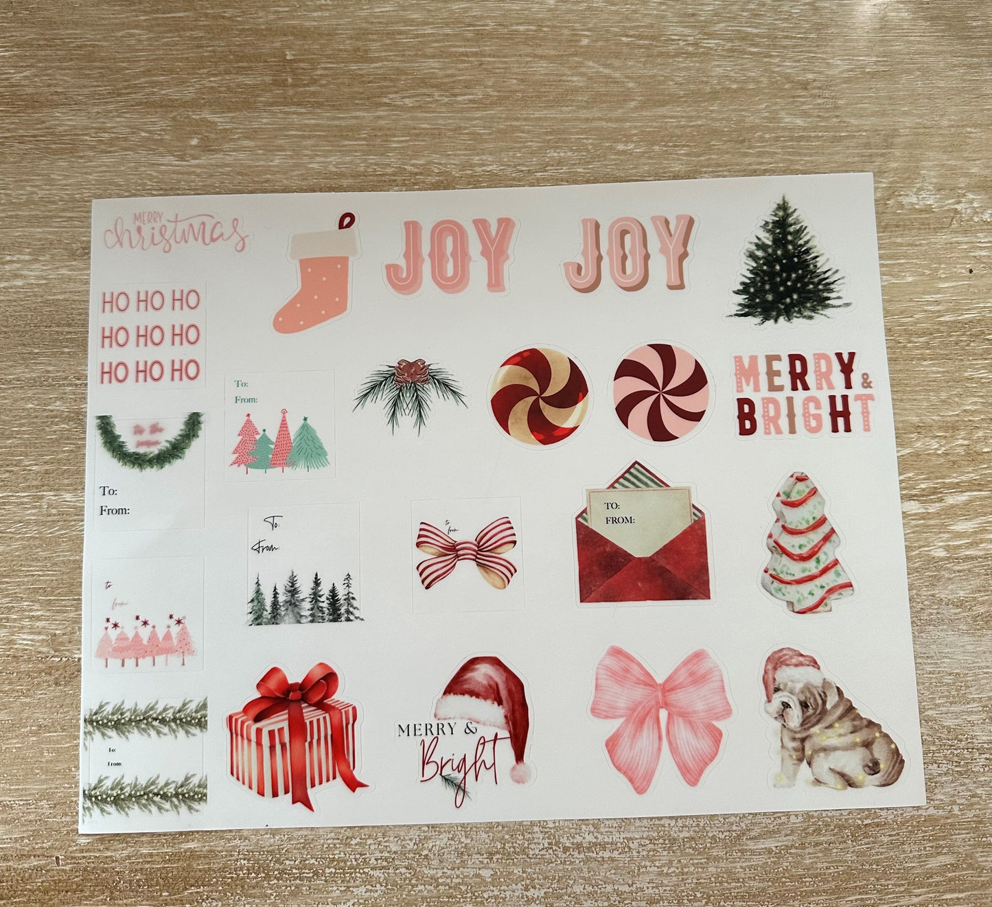 Christmas Peel & Stick Gift Tags