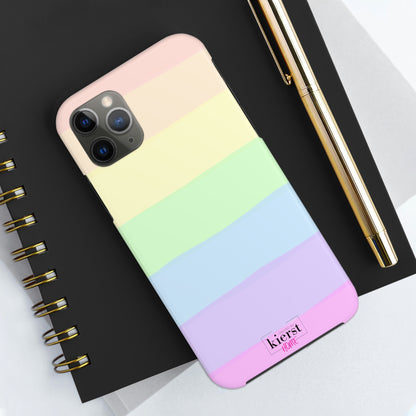 Pastel Rainbow iPhone Cases