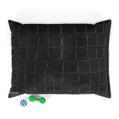 Crocodile Print Pet Bed