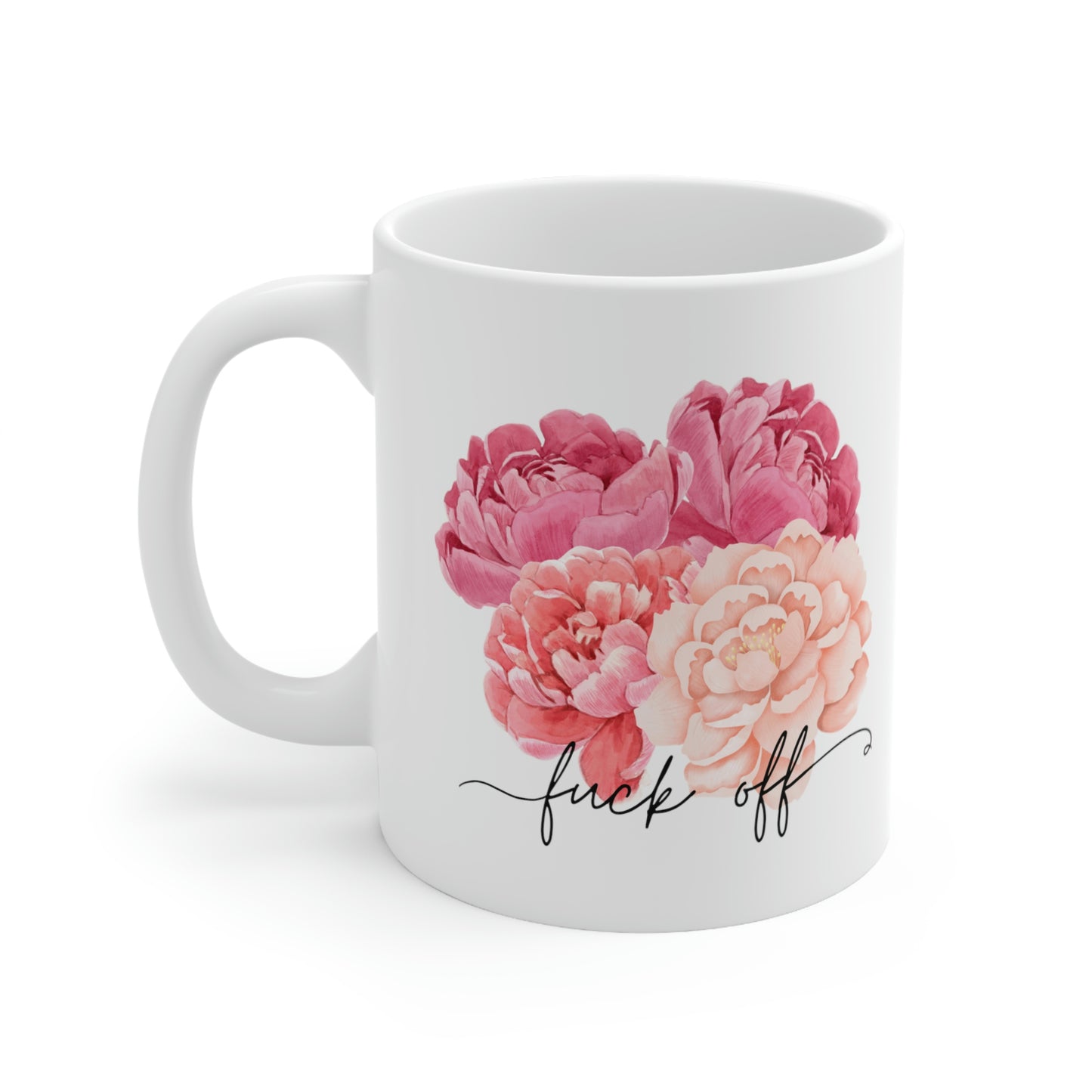 Peonies F Off Mug 11oz