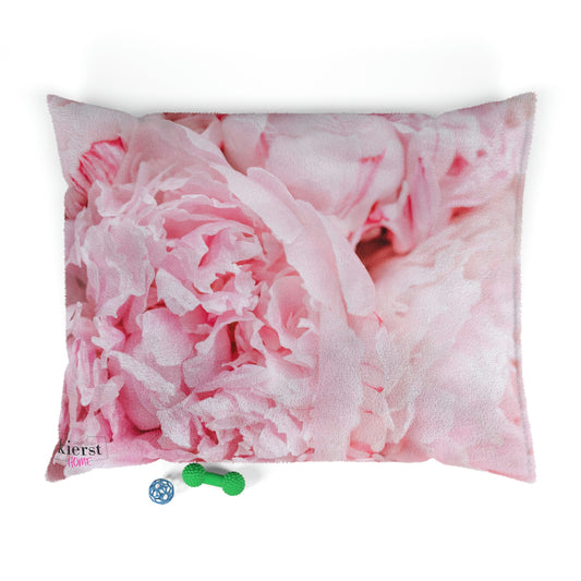 Pink Peony Pet Bed