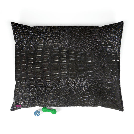 Alligator Print Pet Bed